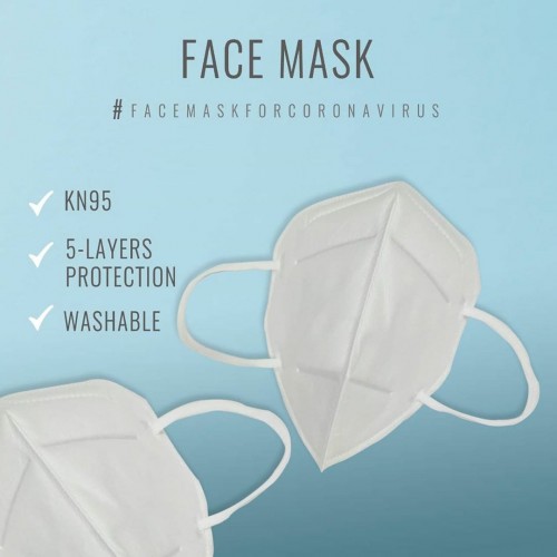 KN95 Face Mask [Certified 5 Layer Washable Mask]